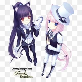 Anime Chocola And Vanilla, HD Png Download