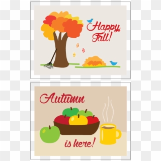 Happy Fall Cards, HD Png Download