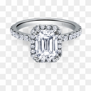 Carmella Platinum Engagement Ring Thumb Image - Engagement Ring, HD Png Download
