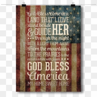God Bless America - Poster, HD Png Download