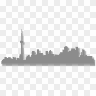 Toronto Skyline Silhouette - Silhouette Of Toronto Skyline Png, Transparent Png