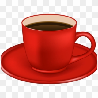 Coffee Clipart Red - Tea Cup Clipart Png, Transparent Png