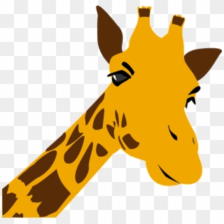 Giraffe Clip Art, Giraffe Silhouette Clip Art, Giraffe - Graphic Giraffe, HD Png Download