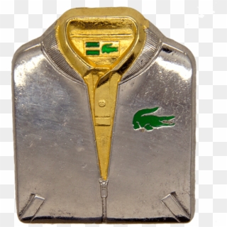 Lacoste Shirt Sweater Pin ,gold & Silver - Emblem, HD Png Download