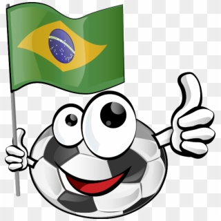 #brazil #worldcup2018 #fifa #russia #flag #flagbrazil - Brazil Football Drawing, HD Png Download