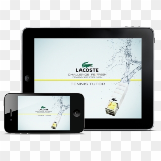 Lacoste Challenge Tennis Tutor App - Lacoste, HD Png Download