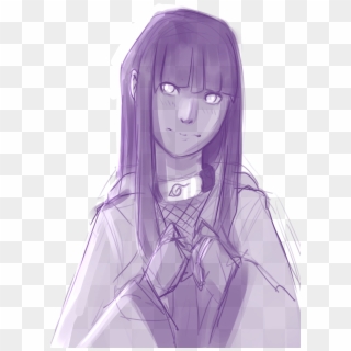 Another Rough Sketch Of Young Hinata Hyuga - Hime Cut, HD Png Download