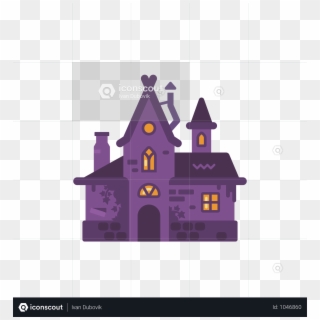 Cartoon Fantasy Witch House, HD Png Download