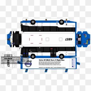 Coach Drawing Bus Volvo - Transit Graphics Sydney Bus, HD Png Download