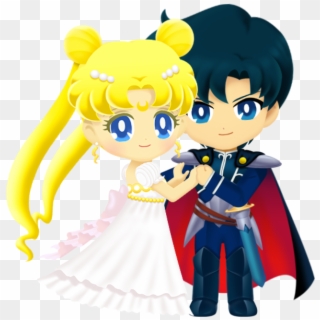 Sailor Moon Drops Serenity And Endymion, HD Png Download