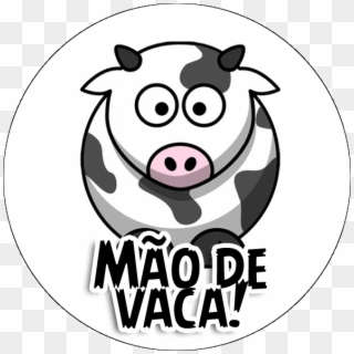 Adesivo Redondo M O De Vaca Png Ⓒ - Happy Valentines Day Cow, Transparent Png