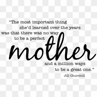 Mother Quote - Calligraphy, HD Png Download
