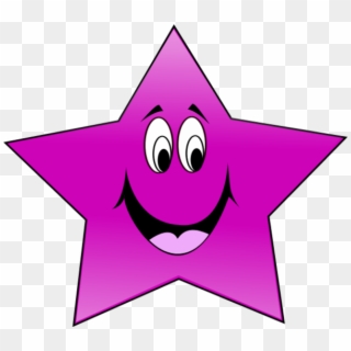 Star Clipart Pink - Happy Pink Star Clipart, HD Png Download