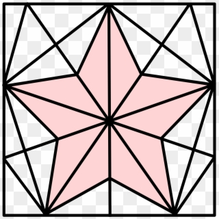 This Free Icons Png Design Of Puzzle Picture Star - Comment Dessiner Une Étoile À 5 Branches, Transparent Png