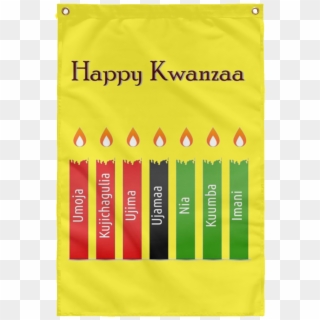 Happy Kwanzaa 7 Principles Wall Flag - Umoja Kwanzaa 7 Principles, HD Png Download