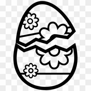 Easter 2019 Black Clipart, HD Png Download