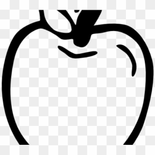 Drawn Apple Outline, HD Png Download