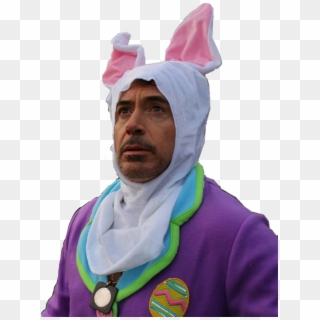 Robertdowneyjr Sticker - Robert Downey Easter Bunny, HD Png Download