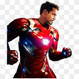Iron Man By Alexelz Downey Junior, Man Thing Marvel, - Robert Downey Jr Png, Transparent Png