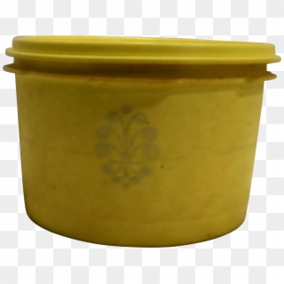 Tupperware Servalier Canister Daffodil Yellow 1298-13 - Earthenware, HD Png Download