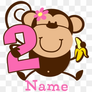 Birthday Girl Png - Little Monkey Is One, Transparent Png