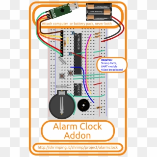 Community - Digital Alarm Clock Wiring, HD Png Download