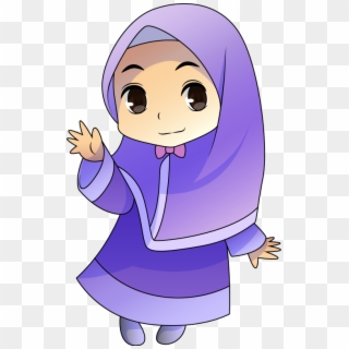 Hijab Cartoon Png - Cartoon, Transparent Png