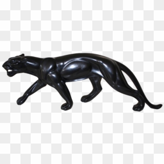 Black Panther Statue - Bronze Sculpture, HD Png Download