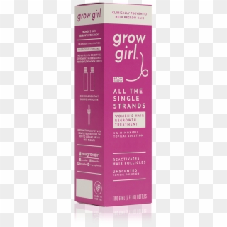 Grow Girl™ All The Single Strands Hair Regrowth Treatment - Cosmetics, HD Png Download