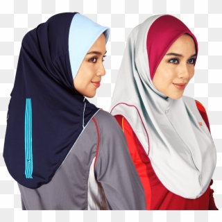 Raqtive Sports Hijab The Most Versatile Sports Hijab - Muslimah Sport Hijab, HD Png Download