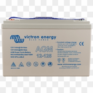 12v 125ah Agm Super Cycle Battery, HD Png Download