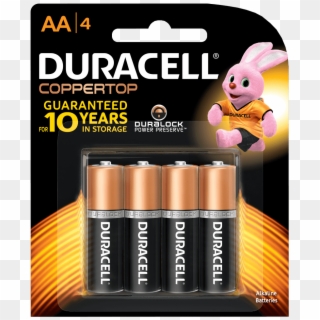 Coppertop Aa Batteries - Duracell Coppertop, HD Png Download