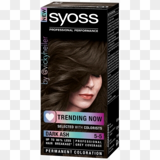 Syoss Com Color Trending Now 5 5 Dark Ash - Syoss Red Hair Color, HD Png Download