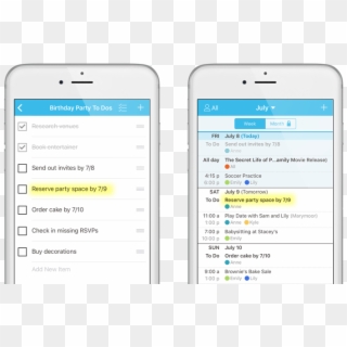To Do Lists With Dates - Do List On Your Phone, HD Png Download