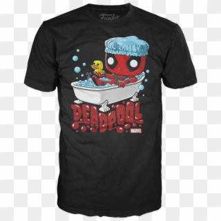 Deadpool Bubble Bath - T Shirt, HD Png Download