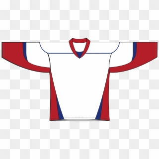 Hockey Jersey Clipart - Red White And Blue Hockey Jersey, HD Png Download