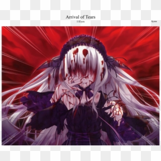 Arrival Of Tears Sheet Music Composed By Ayane 1 Of - Anime Girl Blood Eyes, HD Png Download