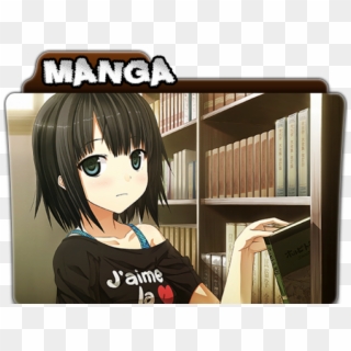 Email Icons Anime - Anime Girl In Library, HD Png Download