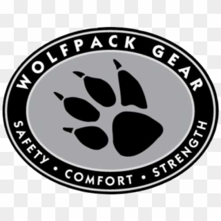 Wolfpack Gear Oval Sticker Image - Gear, HD Png Download
