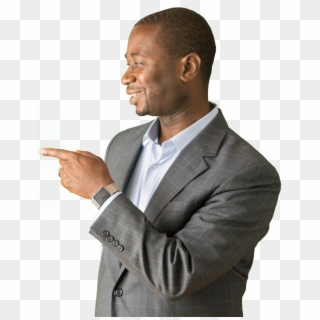 Person Pointing Png - Businessperson, Transparent Png