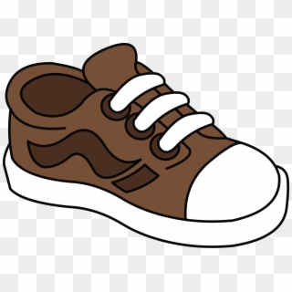 Converse Clipart One Shoe - Brown Shoe Clipart, HD Png Download