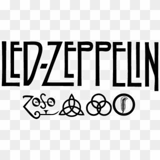 Led Zeppelin Png - Led Zeppelin Band Logo, Transparent Png