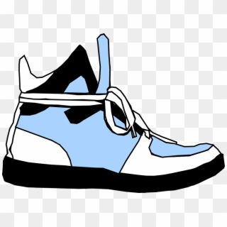 Shoe Laces Free Vector Graphic On Pixabay - One Shoe Cartoon, HD Png Download