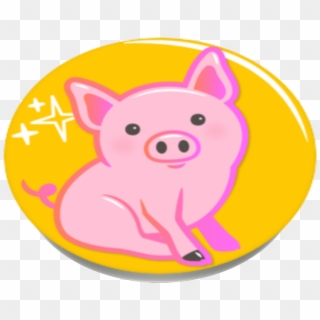 Cute Pig, Popsockets - Cartoon, HD Png Download