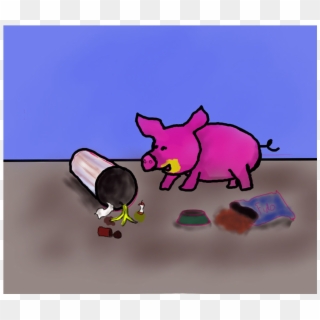 Arnold The Cute Little Pig With Personality - Cartoon, HD Png Download