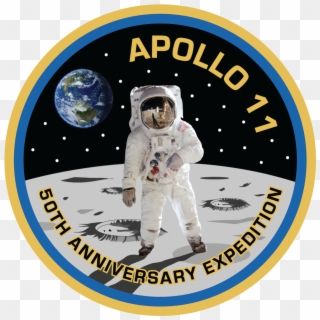 11 50th Anniversary Expedition A Fairly Short Voyage - Neil Armstrong On The Moon, HD Png Download