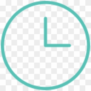 Clock Icon Png Transparent - Circle, Png Download