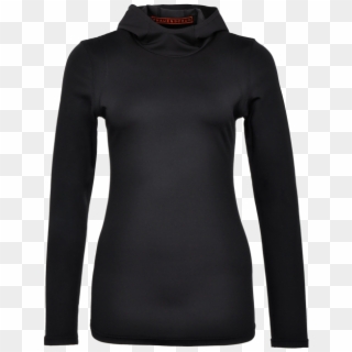 Top Mit Kapuze Nala Np Black Vorderansicht - Anvil Lightweight Long Sleeve Hooded T Shirt, HD Png Download