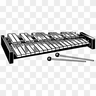 Percussion Instrument - Xylophone Drawing, HD Png Download