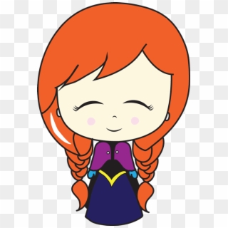 Anna Frozen Easy Drawing, HD Png Download